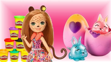 Play Doh Enchantimals Nowy Hatchimals Ciasteczkowe Przyj Cie Cda