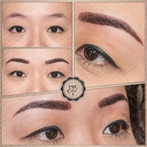 Permanent Eyebrows With Hair Stroke And Ombré Shaded Techniques Check The Gallery To See How