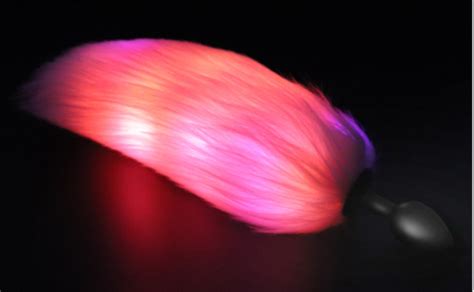 Plug Anal Cola De Zorro Led Y Placer En Un Solo Juguete