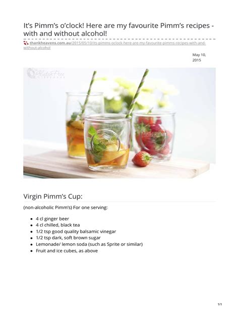 Virgin Pimms Pdf