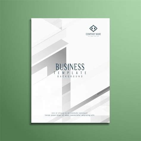 Abstract Geometric Business Brochure Template Eps Vector Uidownload