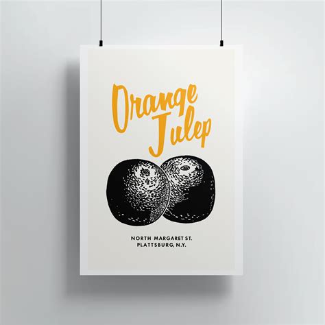The Orange Julep Poster The Clinton County Community