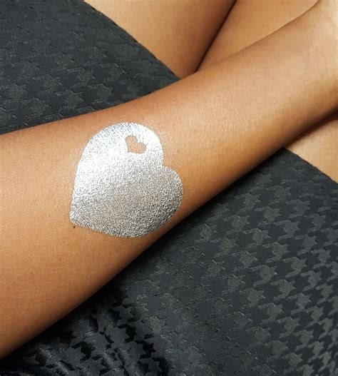 metallic gold temporary tattoo 7