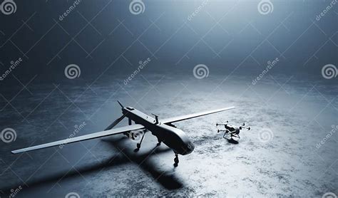 Military Combat Drone Uav Stock Illustration Illustration Of Equipment