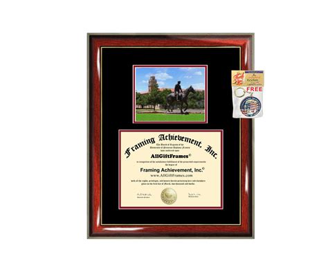 Texas Tech Diploma Frame TTU Degree Frames Campus Certificate - Etsy
