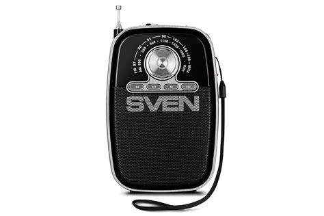 Портативный радиоприемник SVEN SRP-445 черный купить в магазине SVEN Shop