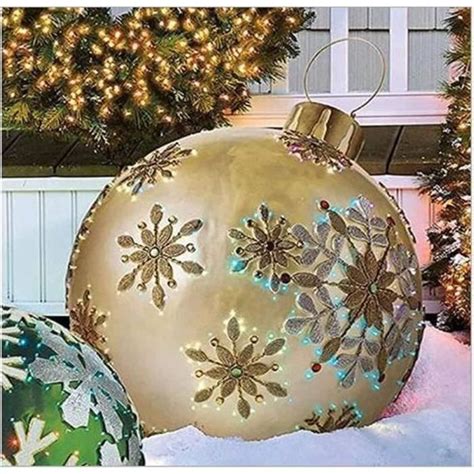 Boule De Noel Geante Cm Boule De No L Pour Ext Rieur Gonflable