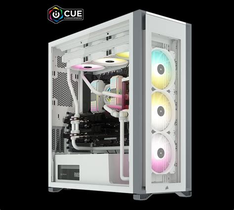 Corsair ICUE 7000X RGB Tempered Glass Full Tower ATX Case White