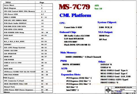 MSI MPG Z490 GAMING EDGE WIFI MS-7C79 Rev 1.0 schematic.pdf - MSI - MB ...