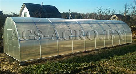 Теплица Ботаник™ АГС-АГРО ПРЕМИУМ из трубы 40x20 с системой КРАБ