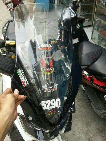 Jual Whinshield NMAX Visor Ws NEMO 2 Warna Double Tone Original Di