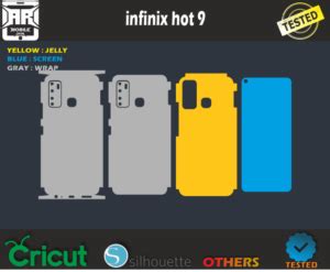 Infinix Hot 9 Skin Template Vector ARMOBILESKIN