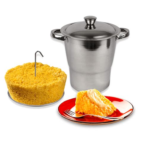 Panela De Cuscuz Pequena - Cuscuzeira Inox 16cm Tradicional Pequena Fratelli Panela De Cuscuz Com ...