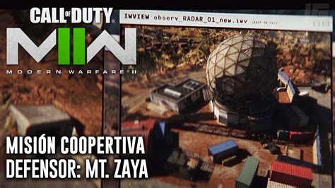 Call Of Duty Modern Warfare Misi N Cooperativa Defensor Mt