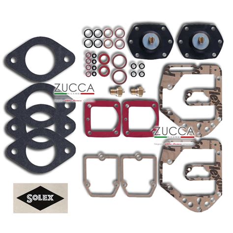 Kit Revisione Carb Solex Addhe Membrana Perno Fresato Zucca