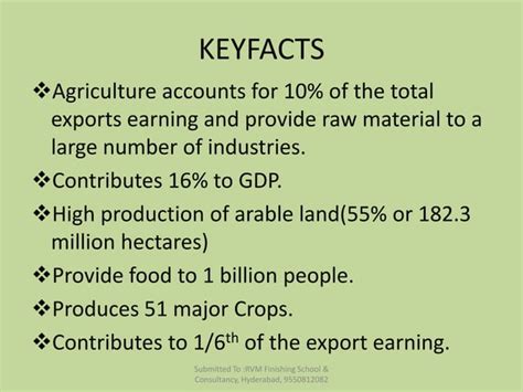 Indian Agriculture Sector Ppt