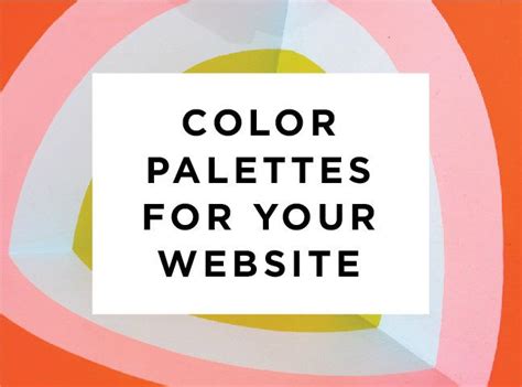 Color Palettes for Your Website | Color, Website, Palette