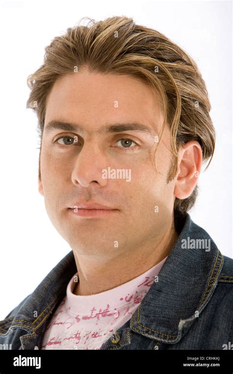 Man Looking Serious Stock Photo Alamy
