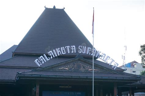 urakarta indonesia september    surakarta city hall building