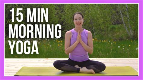 15 Min Morning Yoga Flow Air Element Yoga With Kassandra