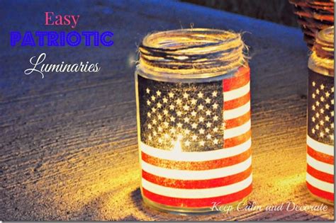 Red White Blue Mason Jars Mason Jar Crafts Love
