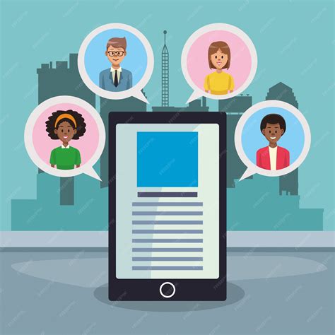 Premium Vector | Navigating on social media from tablet