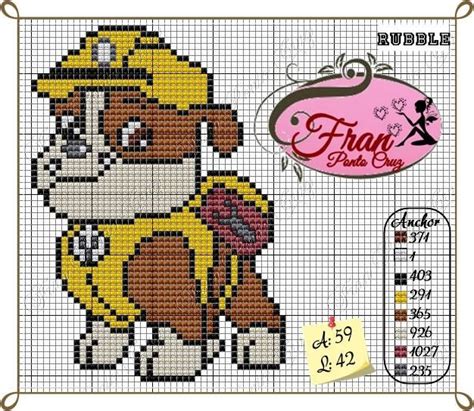 Patrulha Canina Dessin Pat Patrouille Broderie Et Point De Croix