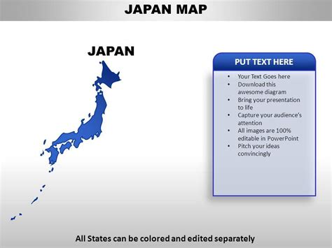 Japan Country Powerpoint Maps Templates Powerpoint Slides Ppt Presentation Backgrounds