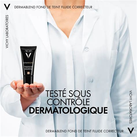 Vichy Dermablend 25 Nude Fond De Teint Fluide Correcteur Paraexpert Tn