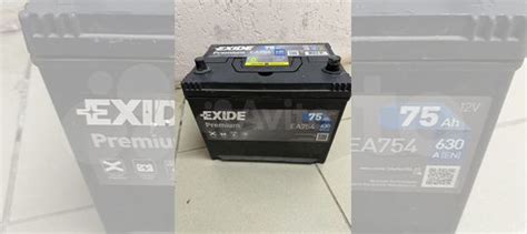 Аккумулятор 75 ач купить в Иваново EXIDE | Авито