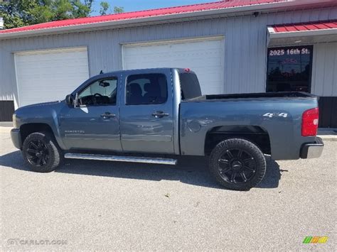 2011 Blue Granite Metallic Chevrolet Silverado 1500 Lt Crew Cab 4x4