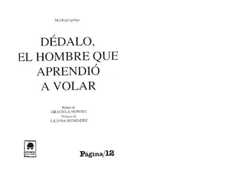 PDF Montes Graciela 1988 Dédalo El Hombre Que Aprendió a Volar