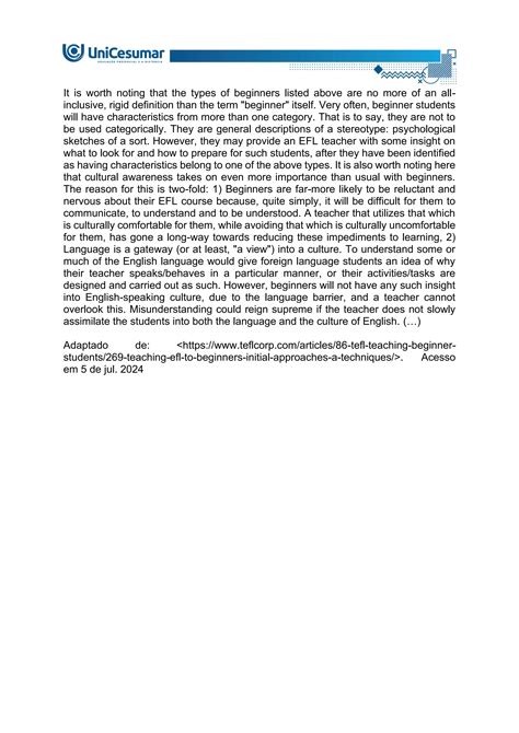 beginner student  english