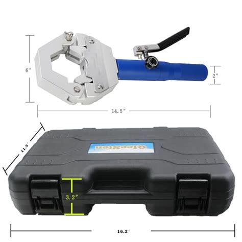 Manual Ac Hose Crimper Machine Hydra Krimp 71500 Hand Held Hydraulic
