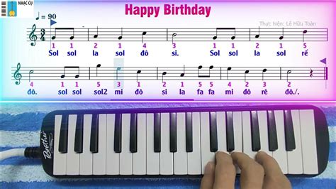 Happy Birthday Chúc Mừng Sinh Nhật Thực Hành Kèn Phím Melodica Youtube