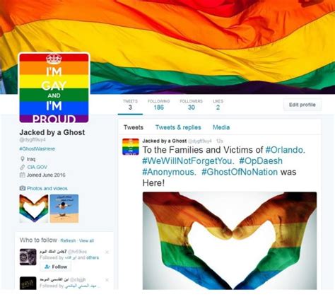 Hacker Floods Isis Related Twitters With Pro Lgbt Messages Porn