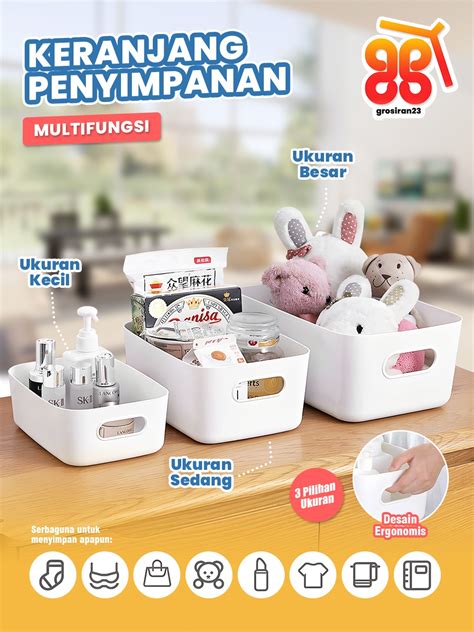 Jual Kotak Penyimpanan Serbaguna Bin Organizer Multifungsi