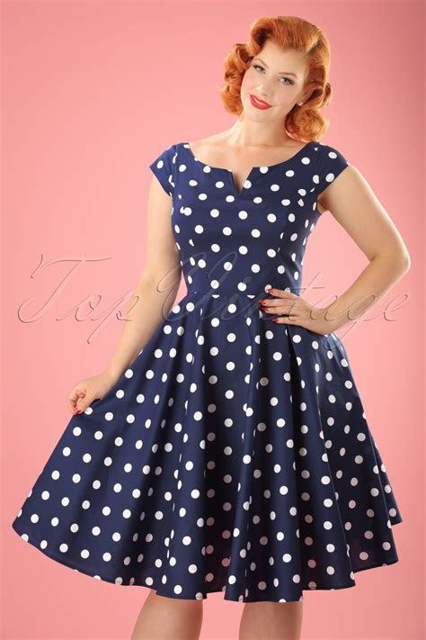 Vintage Polka Dot Dresses S Spotty And Ditsy Prints