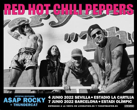 Red Hot Chili Peppers venden 70 000 entradas para sus conciertos en España MERCADEO POP