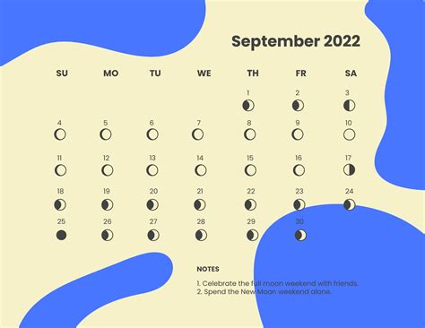 2022 Lunar Calendar Printable