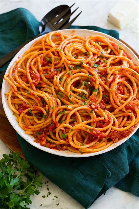 Bucatini all'Amatriciana - Cooking Classy