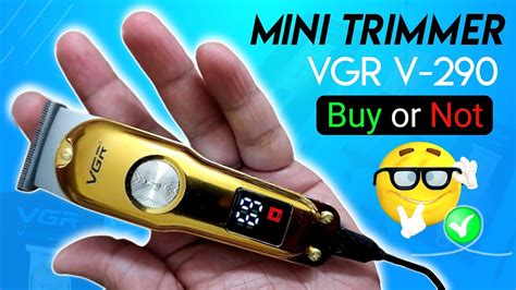 Best Trimmer For Men Vgr V Mini Trimmer Invest Worth Or Not