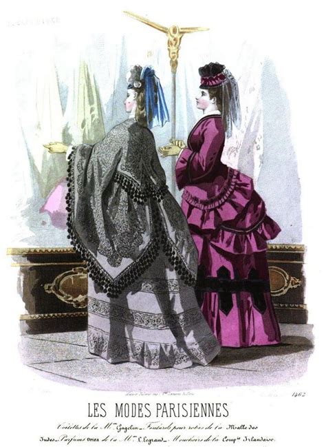 Les Modes Parisiennes 1871 Victorian Fashion Gilded Age Fashion