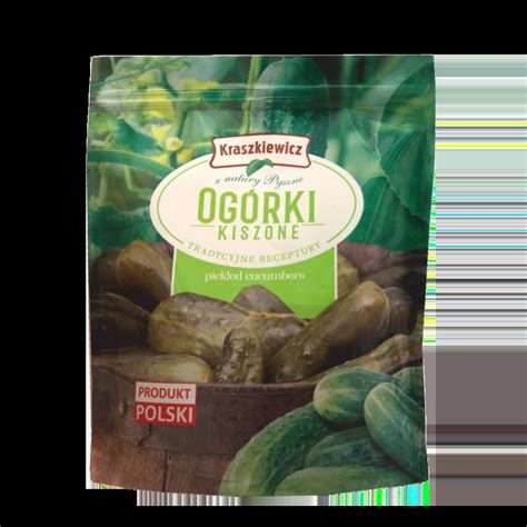 Ogórki kiszone 400 800g doypack Kraszkiewicz