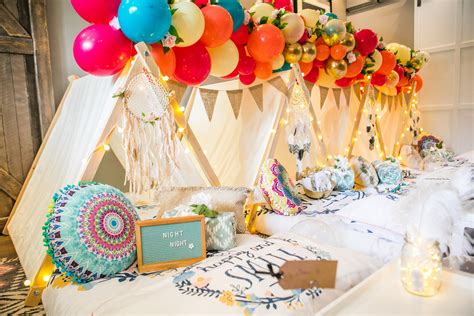 Slumber Party Decorations Ideas | Shelly Lighting