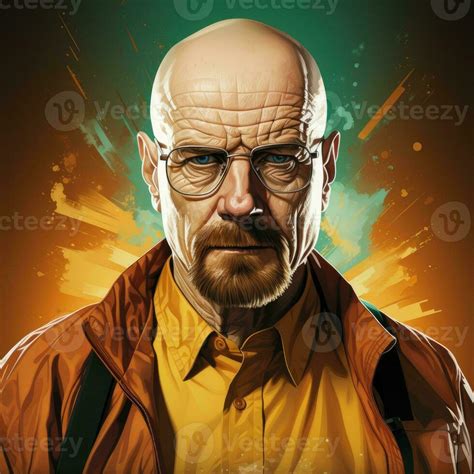 Heisenberg Walter White Vector Simple Illustration Breaking Bad Artwork