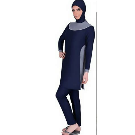 Xxxl 4 Pieces Islamic Swimsuit Muslim Swimwear Swimming Suit Top With