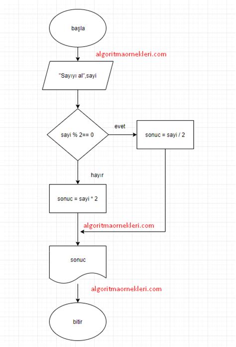 6 Sınıf Algoritma Ve Akış Diyagramı Örnekleri Bilişim And Programlama