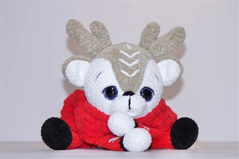 Plush Deer Plushie Christmas Gifts Crochet Animal Giant - Etsy