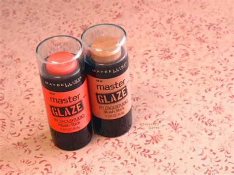 Maybelline Master Glaze By FaceStudio Blush Stick In Coral Sheen Warm Nude Review And
